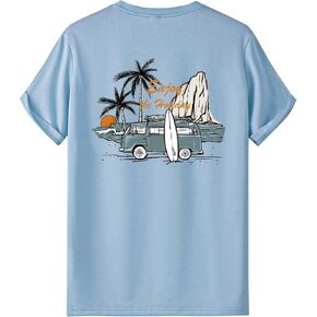 SOLY HUX Men's Graphic Tees Short Sleeve Crew Neck Letter Print Summer T Shirt Tops
