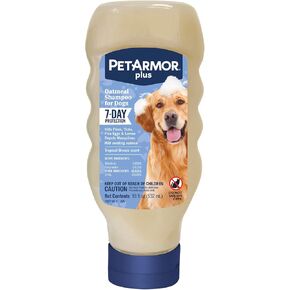 Petarmor Plus Flea و Trick Shampoo للقطط ، يقتل ويمنع ضد البراغيث والقراد ، رائحة فريزيا الربيع ، 12 FL. أوز.