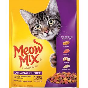 Meow Mix Original Choice Dry Cat Food, 3.15 Pound (Pack of 4)