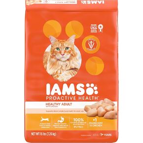 IAMS Proactive Health Healthy Adult Dry Cat Food with Chicken, 22 lb. Bag