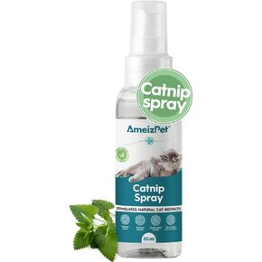 Catnip Spray for Cats, Cat Scratching Sprays, Transparent Cat & Kitten Behaviour Spray 50 ml (1.69 Oz)