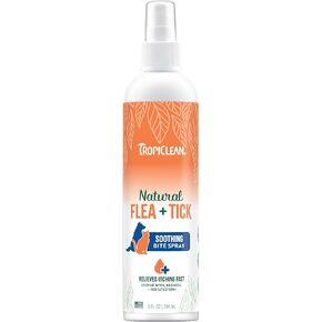 TropiClean Max Strength Flea and Tick Shampoo Treatment for Dogs, Powerful & Natural Defense, Prevention for Large & Small Dogs, Made in USA, 20oz