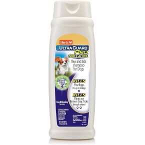 Hartz UltraGuard Pro Triple Action Flea & Tick Shampoo for Dogs, Conditioning Formula, 18oz Bottle