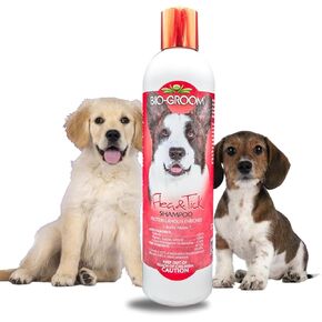 Bio-Groom Flea & Tick Dog Shampoo – Flea and Tick Prevention for Dogs, Cat Flea Treatment, Cruelty-Free, Made in USA, Natural Tick Repellent, Protein-Lanolin Shampoo – 12 fl oz 1-Pack