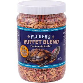 Fluker's Flukers 70131 Buffet Blend Aquatic Formula Turtle Food, 12oz