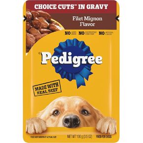 Pedigree Choice Cuts In Gravy Adult Soft Wet Dog Food 30-Count Variety Pack, 3.5 oz. Pouches
