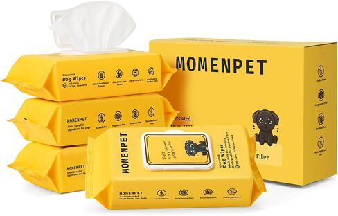 3-in-1 Pet Wipes for Dogs & Cats, Cleaning, Hydrating, Grooming Wipes for Paws, Body, Eyes, Ears and Butt, Unscented, 400 Count in Saudi Arabia