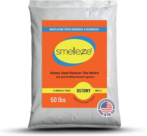 SMELLEZE Ostomy Bag Smell Removal Deodorizer: 2 lb. Granules Eliminate Embarrassing Ostomy, Colostomy, Stoma & Ileostomy Odor in Saudi Arabia