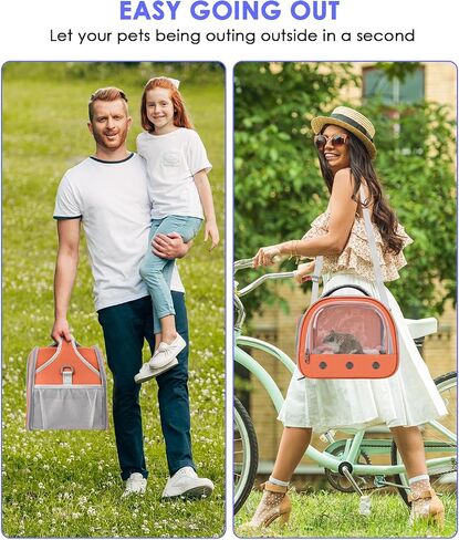 Bissap Guinea Pig Carrier Bag ، حقيبة حاملة حيوانات صغيرة قابلة للحيوانات للهامستر Chinchilla Rabbit Gerbil Hedgehog Sugar Glider Careing Case - Gray in Kuwait