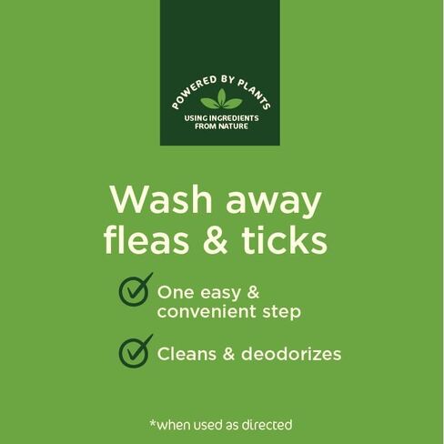SimpleSource® Flea & Tick Shampoo for Dogs, Powered by Plants, Kills Fleas, Flea Eggs, Flea Larvae, & Ticks, & Mosquitos, Cleans & Deodorizes, 12oz Bottle in Saudi Arabia