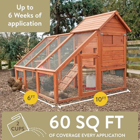 Healthy Coop, Litter Additive for Chicken Coop with Probiotic & Acidifier, Reduces Odor, Wetness & Bacteria, 12lbs in Saudi Arabia
