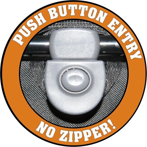 عتاد PET NO-ZIP زر الضغط على الأزرار الأليفة للقطط/الكلاب ، دخول سحاب ، طية سهلة واحدة ، إطارات مملوءة بالهلام ، لوحة أفخم + غطاء الطقس ، أكوامارين in Kuwait