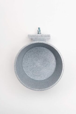 Lixit Kennel Cage Water Bowl معلق - أوعية قفص الكلب غير المتسكع - وعاء مياه قفص متين للحيوانات الأليفة - يعلق بشكل آمن قفص للتغذية والشرب المريحة (20 أوقية ، الجرانيت) in Kuwait