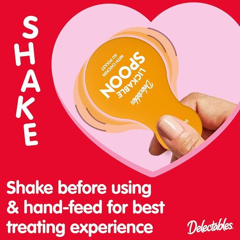 Hartz New Delectables Spoon Spoon Telective Interactive Cat Treats for Quick and Easy Fong ، chicken 32ct in Kuwait