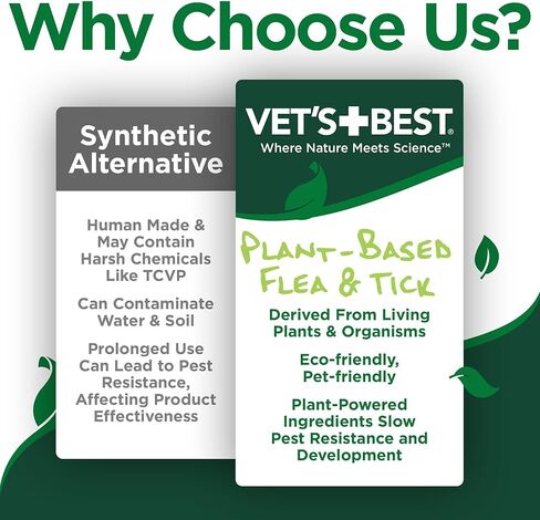 Vet's Best Flea and Tick Home Spray - Dog Flea and Tick Treatment for Home - Plant-Based Formula - Certified Natural Oils,Green - 32 oz in Kuwait