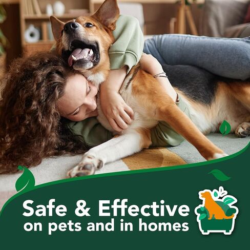 Vet's Best Flea and Tick Home Spray - Dog Flea and Tick Treatment for Home - Plant-Based Formula - Certified Natural Oils,Green - 32 oz in Kuwait