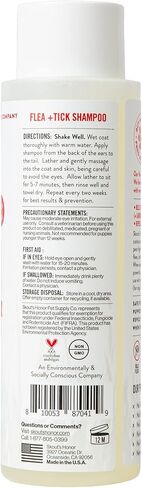 Skout's Honor Flea + Tick Shampoo for Dogs - Natural Peppermint & Cedarwood Formula, Protects from Fleas, Ticks, and Mosquitos, 16 oz in Saudi Arabia