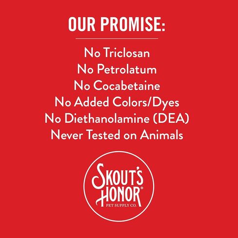 Skout's Honor Flea + Tick Shampoo for Dogs - Natural Peppermint & Cedarwood Formula, Protects from Fleas, Ticks, and Mosquitos, 16 oz in Saudi Arabia