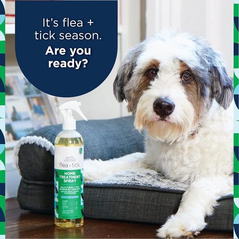 Pet Life Unlimited Natural Flea & Tick 3-Step Kit for Dogs, Plant-Based Prevention and Treatment, Includes Dog Spray, Home Spray & Shampoo, Kill & Repel Fleas, Ticks & Eggs, Soothes Skin in Kuwait