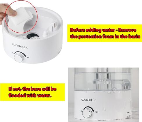 Coospider 3.8L Reptile Fogger Mister, Quiet Reptile Humidifier for Reptiles Tank, Terrarium Humidifiers with Extended Tube, Automatic Reptile Misting System for Reptiles Amphibians Herps Vivarium in Kuwait