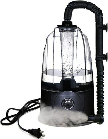 Coospider 3.8L Reptile Fogger Mister, Quiet Reptile Humidifier for Reptiles Tank, Terrarium Humidifiers with Extended Tube, Automatic Reptile Misting System for Reptiles Amphibians Herps Vivarium in Kuwait