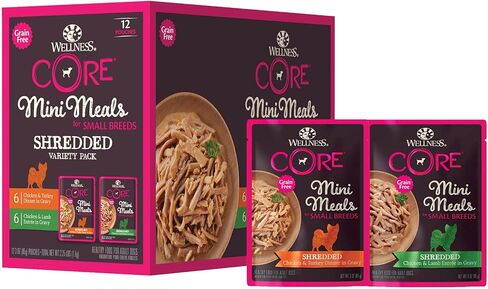 Wellness Core Natural Grain Free Mini Mini Packge Packed Fail ، 3 أوقية (حزمة من 12) in Kuwait