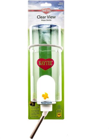 Kaytee Clear View Water Bottle for Pet Rabbits, Ferrets, and Guinea Pigs, 32 oz in Kuwait