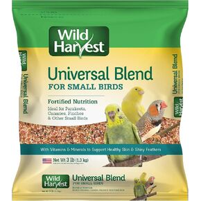 Wild Harvest Universal Blend for Medium and Large Birds 10 Pounds; Fortified Nutrition