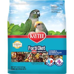 Kaytee Forti-Diet Pro Health Pet Conure & Lovebird Food, 4 lb
