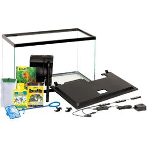 Tetra Aquarium, 10 Gallon, Complete Tropical Fish Tank Kit with LED Lighting for Freshwater Fish