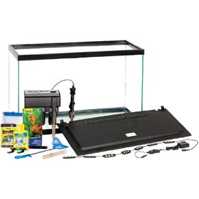 Tetra Aquarium, 10 Gallon, Complete Tropical Fish Tank Kit with LED Lighting for Freshwater Fish