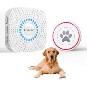 ChunHee Smart Dog Door Bell Wireless Puppy DoorBell for Potty Training, Dog Bells to go Outside,Bell for Dogs to Ring to go Potty [New 2024]