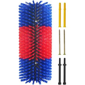 Livestock Scratching Brush Goat Scratcher Brush Full Massage Grooming Brush with 8 Screws for Cow,Cattle,Cow,Sheep, Horses,Pigs