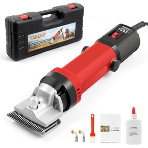 Horse Clippers, 600W Professional Heavy Duty Horse Body Clippers, 6-Speeds Large Livestock Clippers for Body Clipping Horse Equine Cattle and Thick Coat Animals