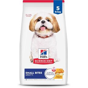 Hill's Science Diet Adult 7+, Senior Adult 7+ Premium Nutrition, Small Kibble, Dry Dog Food, Chicken, Brown Rice, & Barley, 5 lb Bag in Kuwait