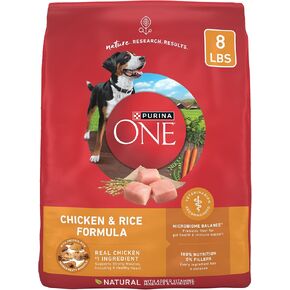 Purina ONE Chicken and Rice Formula Dry Dog Food - 16.5 lb. Bag