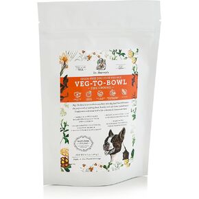 Dr. Harvey's Veg-to-Bowl Fine Ground Dog Food, Human Grade Dehydrated Base Mix for Dogs, Grain Free Holistic Mix for Small Dogs (3 Pounds)