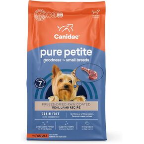 Canidae Pure Petite Freeze-Dried raw coated Recipe with Real Lamb Dog Dry 10 lbs. (Packaging May Vary)