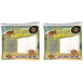 Zoo Med Hermit Crab Calcium Sand Substrate, 2 Pounds (White)