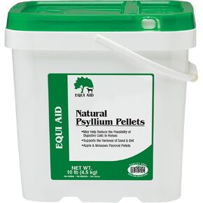 Farnam Equi Aid Natural Horse Pellets مكملات ، يدعم إزالة الرمال والأوساخ من القولون البطني ، 20 رطلاً ، 64 مغرفة