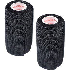 Prairie Horse Supply 24 Rolls Assorted Self Adhesive Bandage Wrap 4 Inch Elastic Cohesive Vet Tape for First Aid, Medical, Sport & Animals Wound