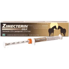 Merial Zimecterin Gold Dewormer Paste for Horses, 7.35gm (Packaging May Vary)