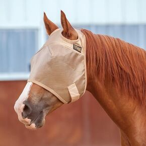 شركة Cashel Company Economy Horse Fly Mask Tan Horse