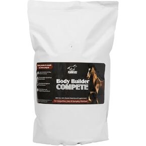 Body Builder Compete: Advanced Horse Weight Gain Supplement, Designed for Competition and Sale, 11lb Bag