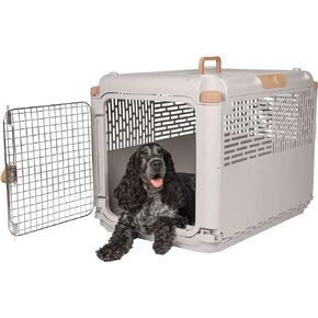 SportPet Designs Collapsible Pet Kennel, 30" Medium (Tan)