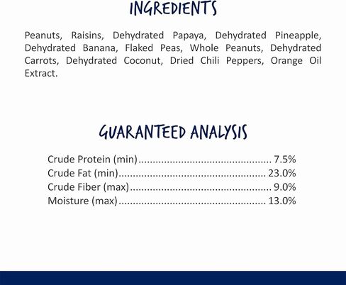 Vitakraft Fresh Super Fruit Cocktail - Tropical Parrot Fruit Blend - Parrot and Parakeet Treats Browns 1.25 Pound (Pack of 1) in Saudi Arabia