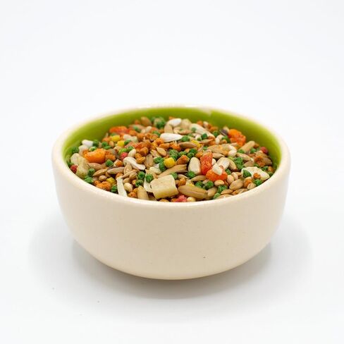 ZuPreem FruitBlend Bird Pellets, Daily Bird Food for Parrot, Conure, Caique, African Grey, Eclectus, Small Cockatoo, Core Nutrition for Medium Large Birds, Parrot Food (M/L, 3.5 lb) in Kuwait