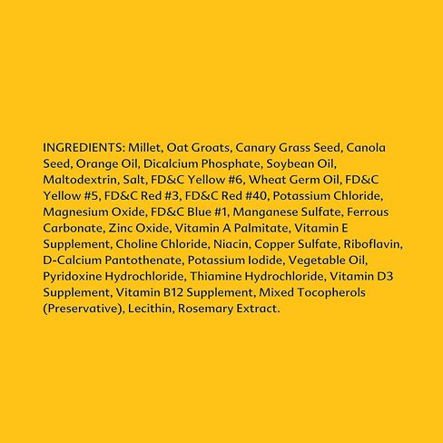 Wild Harvest Daily Blend Nutrition Diet for Parakeet, Canary and Finch, Orange flavored, 10 Pounds in Kuwait