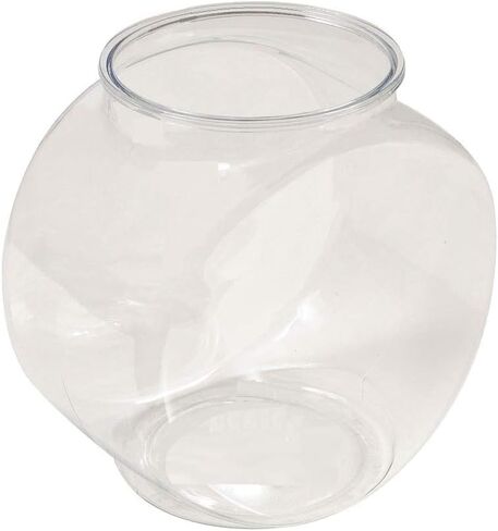 Koller Products 1-Gallon Fish Bowl, Shatterproof Plastic with Crystal Clear Clarity in Saudi Arabia