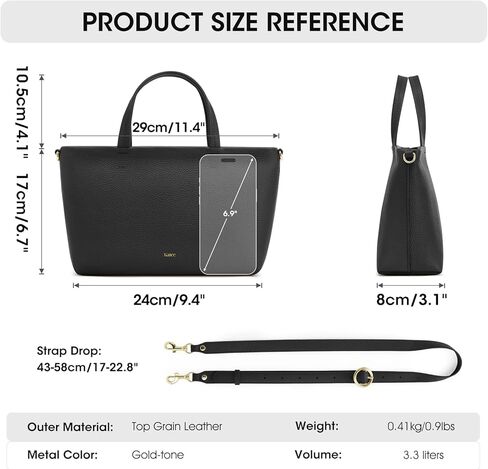Kattee Leather Crossbody Bags for Women Trendy, Small Shoulder Purses Top Handle Handbags with Adjustable Strap in Kuwait